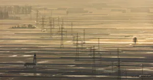 Pylons Prints: Smarjetna Gora, Ljubljana Basin, Slovenia