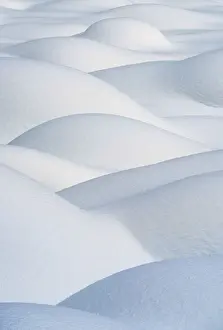 Abstract Prints: Snow Designs, Jasper National Park, Aberta, Canada