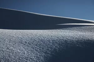 Images Dated 11th June 2021: Snow dunes of the Tuscany Appenines. Appennino Tosco Emiliano, Tuscany, Italy