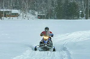 Camp Prints: Snowmobile Dorset, Ontario, Canada