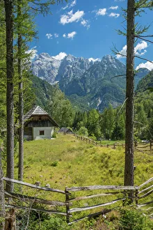 Images Dated 9th August 2022: Soca valley above Trenta, Triglav National Park, Slovenia