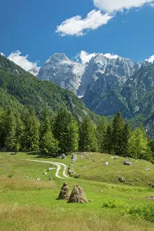 Images Dated 9th August 2022: Soca valley above Trenta, Triglav National Park, Slovenia