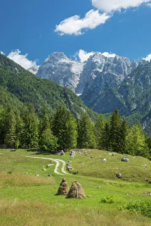 Images Dated 9th August 2022: Soca valley above Trenta, Triglav National Park, Slovenia