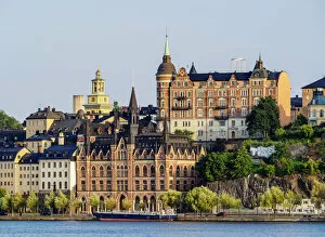 Baltic Collection: Sodermalm Skyline, Stockholm, Stockholm County, Sweden