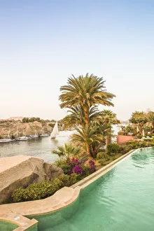 Images Dated 12th June 2017: Sofitel Legend Old Cataract hotel situated on the banks of the river Nile