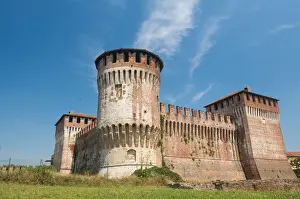Soncino, Cremona, Lombardy, Italy. Soncinos Castle