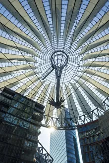 Images Dated 27th July 2021: Sony Center, Potsdammer Platz, Berlin, Germany