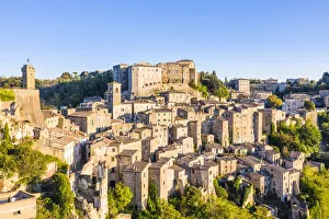 Perched Prints: Sorano, Grosseto, Tuscany, Italy, Europe