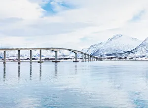 Coastal Landscape Prints: Sortland Bridge, Sortlandsbrua