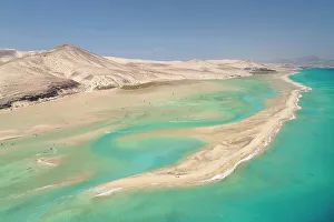 Coast Line Gallery: Sotavento beach Fuerteventura, Canary Island, Spain