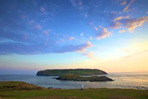 Images Dated 16th August 2013: The Sound and Calf of Man, Port St Mary, Isle of Man