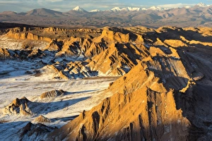 Images Dated 8th April 2017: South America, Andes, Atacama, San Pedro de Atacama, Valle de la Luna