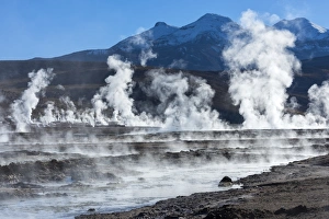 South America, Andes, Atacama, San Pedro de Atacama, Tatio Geyser Basin