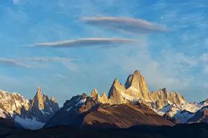 South America, Argentina, Patagonia, Los Glaciares National Park and Mount Fitz Roy
