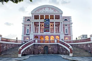 South America, Brazil, Amazonas state, Manaus, the Teatro Amazonas Opera House in