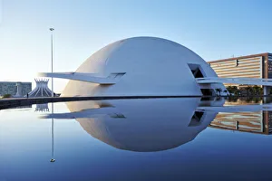 Images Dated 6th September 2012: South America, Brazil, Brasilia, Distrito Federal, Honestino GuimarA£es National Museum
