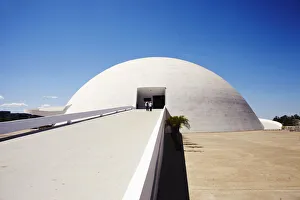 Images Dated 6th September 2012: South America, Brazil, Brasilia, Distrito Federal, Honestino Guimaraes National Museum