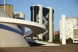 Images Dated 6th September 2012: South America, Brazil, Brasilia, Distrito Federal, Honestino Guimaraes National Museum