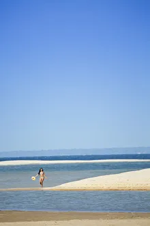 Amazonian Prints: South America, Brazil, Brazilian Amazon, Para, Alter do Chao, Ponta do Cururu, indigenous
