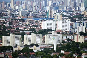 Images Dated 6th September 2012: South America, Brazil, Ceara, Aerial view of Fortaleza city one of the 2014 World