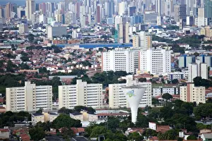 South America, Brazil, Ceara, Aerial view of Fortaleza city one of the 2014 World