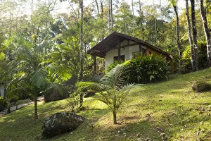 Images Dated 11th October 2012: South America, Brazil, Paraty, Costa Verde (Green Coast), a cabana room at the Bromelias