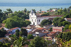 Rococo Prints: South America, Brazil, Pernambuco, Olinda, view of Olinda showing the 18th Century