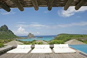 Accommodation Prints: South America, Brazil, Pernambuco, Fernando de Noronha Island, Baia do Sueste, view
