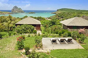 Boutique Prints: South America, Brazil, Pernambuco, Fernando de Noronha Island, Baia do Sueste, view