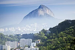 Images Dated 11th October 2012: South America, Brazil, Rio de Janeiro, view of the Dois Irmaos, Two brothers, mountains