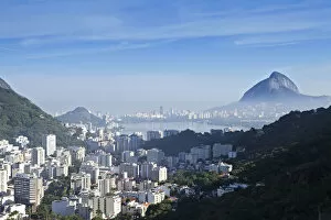Images Dated 11th October 2012: South America, Brazil, Rio de Janeiro, view of the Lagoa Rodrigo de Freitas and the