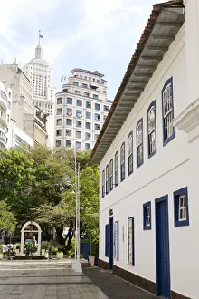 Cidade De Sao Paulo Prints: South America, Brazil, Sao Paulo; The Pateo do Colegio and Anchieta Museum in