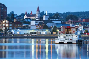 South America, Chile, Lake District, Patagonia, Puerto Varas, Lago Llanquihue