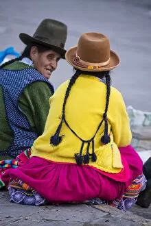 South America, Peru, Cuzco, Native village