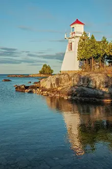 Manitoulin Island Prints: South Baymouth Lighthouse on Manitoulin Island in Lake Huron, Ontario, Canada