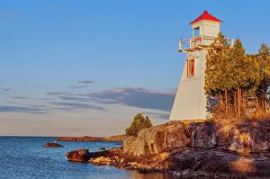 Manitoulin Island Prints: South Baymouth Lighthouse on Manitoulin Island in Lake Huron, Ontario, Canada