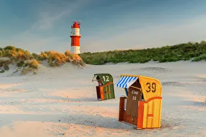 Ostfriesland Prints: South beach on Borkum Island, Borkum Island
