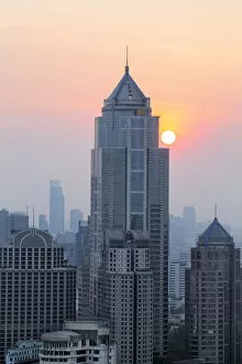 Images Dated 28th April 2015: South East Asia, Thailand, Bangkok, skyscrapers off Sukhumvit road in Bangkok s