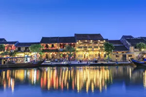 Images Dated 21st February 2017: South East Asia, Vietnam, Hoi An, sino-portuguese shop houses overlooking the river