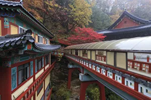 South Korea, Chungcheongbuk-do, Danyang, Sobaeksan National Park, Guin-sa temple complex