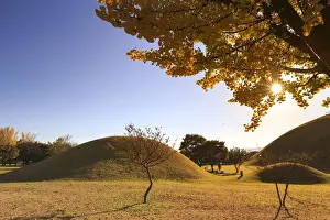 South Korea, Gyeongsanbuk-do, Gyeongju (Unesco Site), Royal Tombs in Tumuli Park