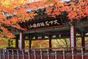 Images Dated 7th March 2018: South Korea, Jeolla Do, Naejangsan National Park, Naejangsa Temple