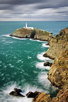 Wales Collection: South Stack Lighthouse, Holyhead, Anglesey, Wales