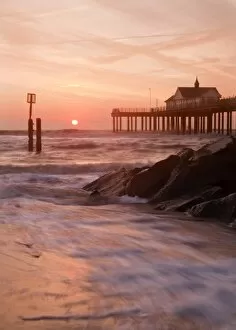 Piers Gallery: Southwold Pier at dawn, Suffolk, UK