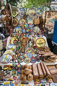 Souvenir market in Vedado, Havana, Cuba