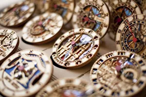 Clocks Prints: Souvenir stall, Prague, Czech Republic