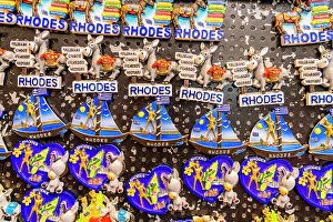Display Gallery: Souvenirs, Lindos, Rhodes, Dodecanese Islands, Greece