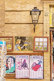Images Dated 22nd May 2023: Souvenirs for sale, Seville, Andalusia, Spain