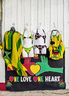 Souvenirs at Seven Mile Beach, Long Bay, Negril, Westmoreland Parish, Jamaica