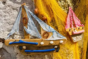 Images Dated 26th September 2017: souvenirs in the small village of Klima on the island of Milos, Cyclades, Greece